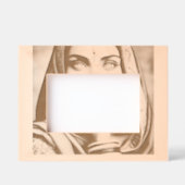 謎の美しい：オリエンタルウーマンデザイン レーザー彫刻フレーム (正面)