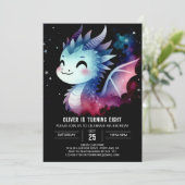 謎の翼ドラゴン誕生日 招待状 (スタンド正面)