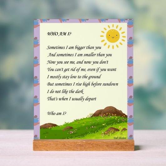 謎の芸術 アクリルサイン (ニュートラル)