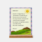 謎の芸術 アクリルサイン (正面)