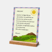 謎の芸術 アクリルサイン (傾斜)