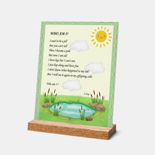 謎の芸術 アクリルサイン (傾斜)