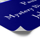 謎の虫眼鏡の手がかり誕生日パーティー ポスター (角)