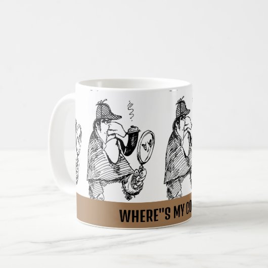 謎の調査コーヒーマグ コーヒーマグカップ (正面左)