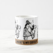 謎の調査コーヒーマグ コーヒーマグカップ (中央)