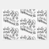 謎の贈り物 ラッピングペーパーシート (正面)