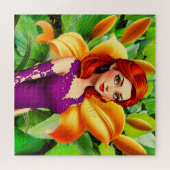 謎の赤毛の女性 ジグソーパズル (横)