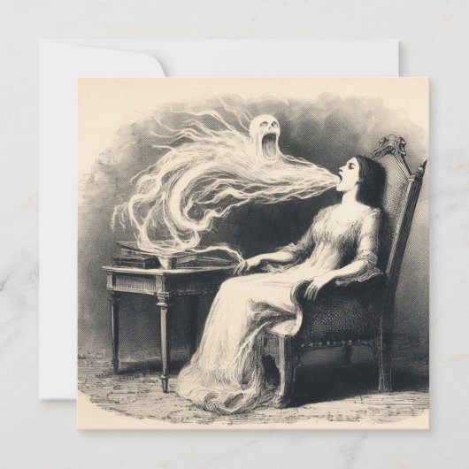 謎の霊媒による 霊気ムンムンの怪しげな霊術 カード (正面)