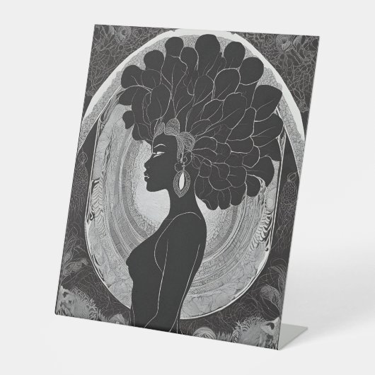 謎の領域 台座サイン (正面)