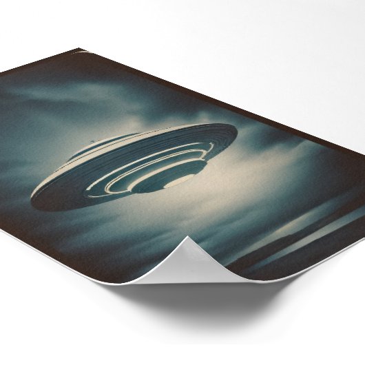 謎のUFO ポスター (角)