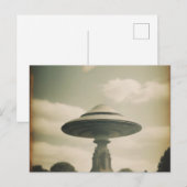 謎のUFO ポストカード (正面/裏面)
