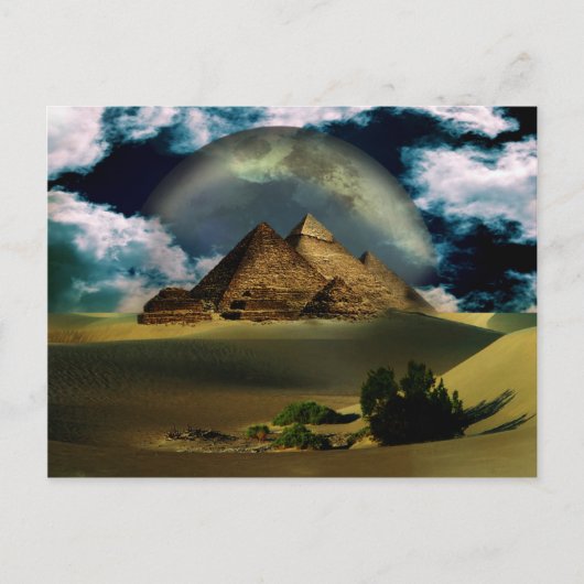謎はがきのピラミッド ポストカード (正面)