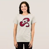 謎めいた目Tシャツ トライブレンドＴシャツ (正面全面)