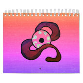 謎めいた絡み合った目 カレンダー (カバー)