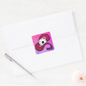 謎めいた絡み合った目 スクエアシール (封筒)