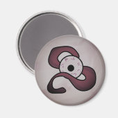 謎めいた絡み合った目 マグネット (正面/裏面)