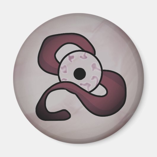 謎めいた絡み合った目 マグネット (正面)