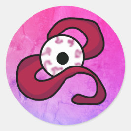 謎めいた絡み合った目 ラウンドシール