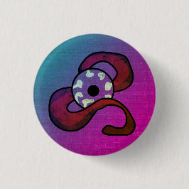 謎めいた絡み合った目 缶バッジ