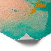 謎めいた花弁 - 色と動きのダンス ポスター (角)