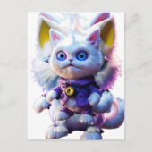 謎めいたCGIホワイトキャットモンスターを発表: ポストカード (正面)