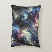 謎を捉えた抽象芸術銀河系デザイン アクセントクッション (裏面(縦))
