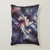 謎を捉えた抽象芸術銀河系デザイン アクセントクッション (正面(垂直))