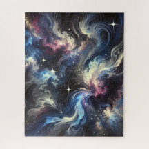 謎を捉えた抽象芸術銀河系デザイン