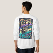 謎を解き明かす スウェットシャツ (裏面フル)