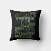 謎を解く人 – 真実を暴露する クッション (裏面)