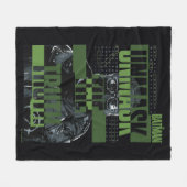 謎を解く人 – 真実を暴露する フリースブランケット (正面(横))