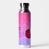 謎パーソナライズされた的な絡み合った目 ウォーターボトル (右面)