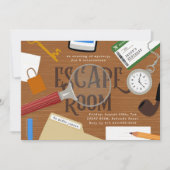 謎解き脱出ゲームの誕生日パーティー 招待状 (正面)