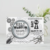 謎解き脱出ゲーム招待状 招待状 (スタンド正面)