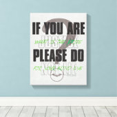 謎解き – もし正義は嘘をつかないでくれ キャンバスプリント (インサイチュ (ウッドフロア))