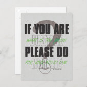 謎解き – もし正義は嘘をつかないでくれ ポストカード (正面/裏面)