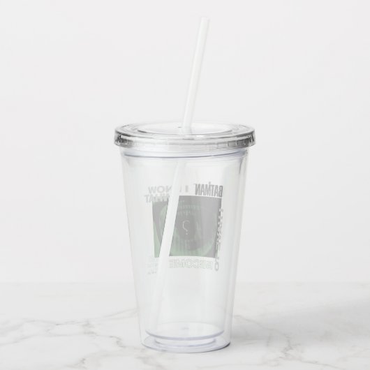 謎解き「自分が何になるべきか知っている」 アクリルタンブラー (裏面)