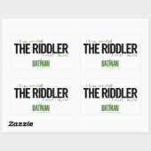 謎（なぞ）解き明けた 長方形シール (シート)