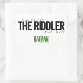 謎（なぞ）解き明けた 長方形シール (バッグ)