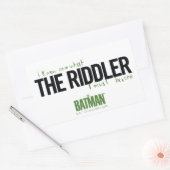 謎（なぞ）解き明けた 長方形シール (封筒)