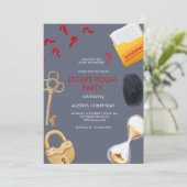 謎 |アドベンチャーパーティー |エスケープルーム誕生日 招待状 (スタンド正面)