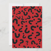 謎 |アドベンチャーパーティー |エスケープルーム誕生日 招待状 (裏面)