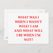 謎 ポストカード (正面/裏面)