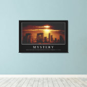 謎：感動的引用文 キャンバスプリント (インサイチュ (ウッドフロア))