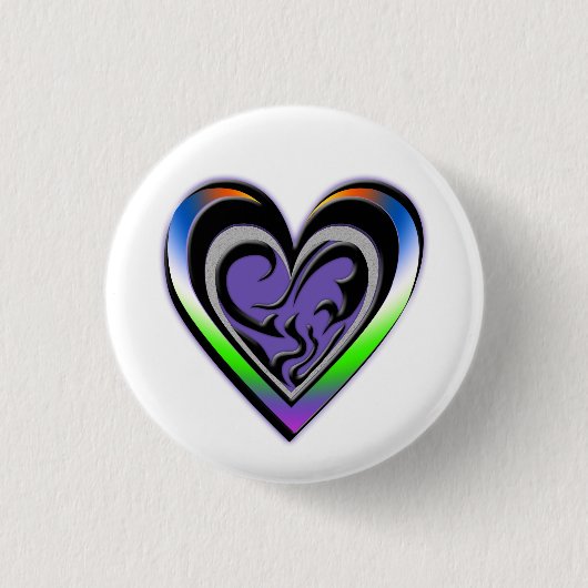 謎 缶バッジ (正面)