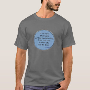 謙るUnix -スコットアダムス Tシャツ