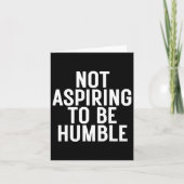 謙虚さを目指していない1 カード (正面)