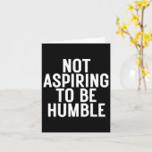 謙虚さを目指していない1 カード (黄色い花)