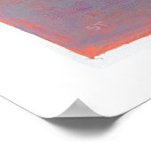 謙虚さ – フレッシュシンプルカラフル絵画の芸術 ポスター (角)