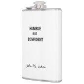 謙虚だが自信のあるフラスコ フラスク (左)